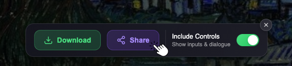 Share Your Game - Players sharing and playing created worlds together